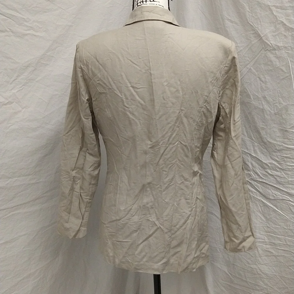 Taupe color blazer - Picture 5 of 15
